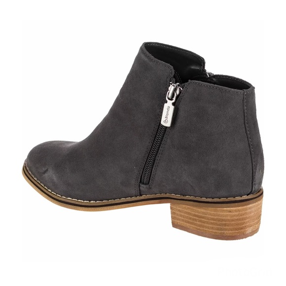 Blondo Boots Womens Liam Ankle Bootie Waterproof Grey Suede Casual Size 7 - Picture 3 of 13